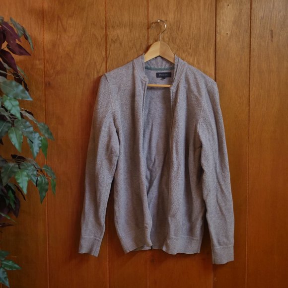 RW&CO Grey Cardigan Zip Up - M/M - Picture 1 of 3